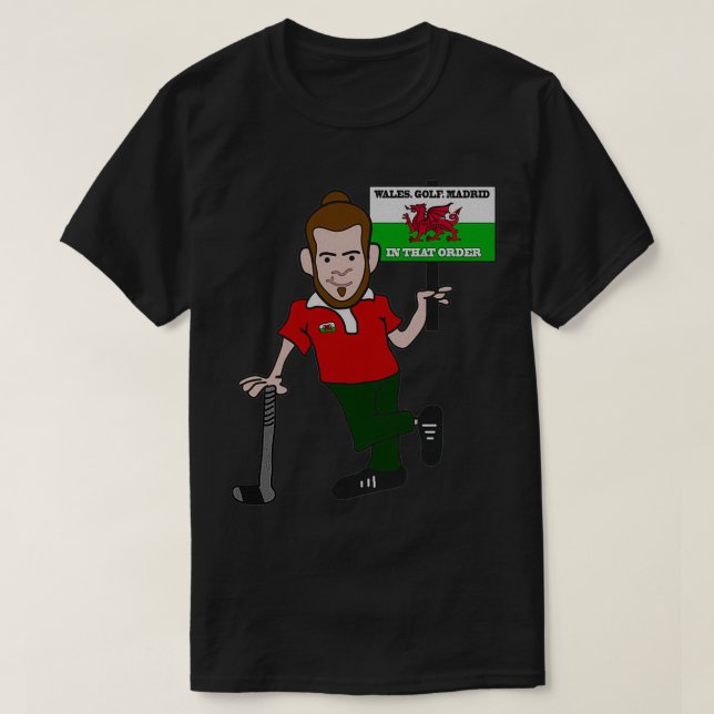 Camiseta Wales Golf Madrid En ese orden (2) (Diseño del anverso)