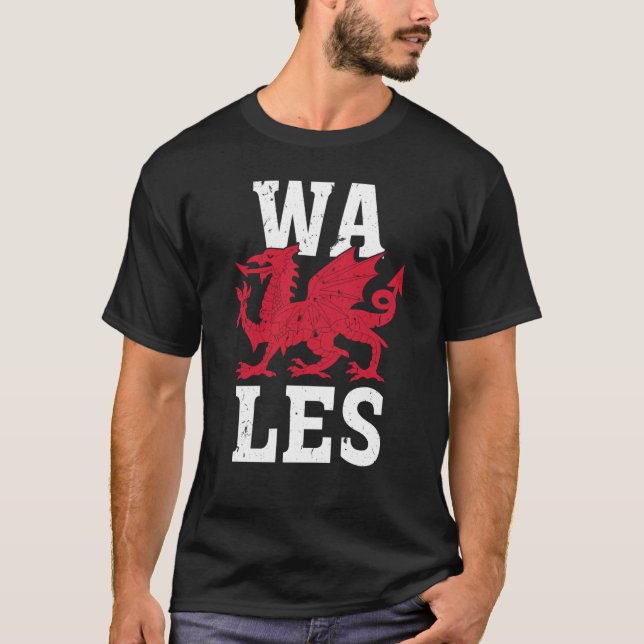 Camiseta Wales Home Pride Welsh Flag (Anverso)