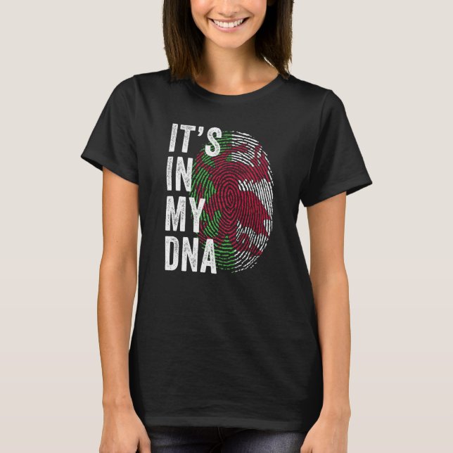 Camiseta Wales It's In My DNA Cute Welsh Fingerprint Welsh  (Anverso)