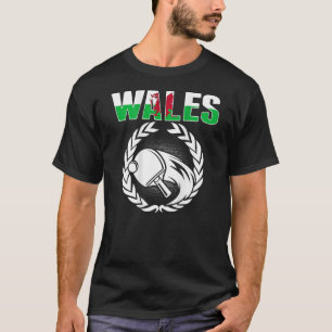 Camiseta Wales Ping Pong Welsh Mesa de Tenis