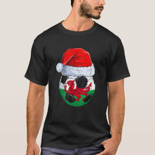 Camiseta Wales Team Player Football Ball World Soccer Santa