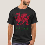 Camiseta Wales Welsh Dragon<br><div class="desc">Wales Welsh Dragon Visit our store to see more amazing designs.</div>
