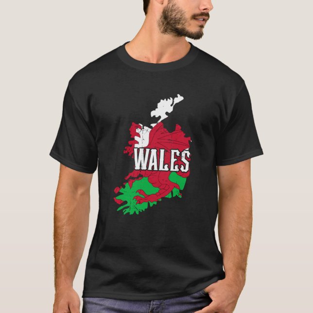 Camiseta Wales  Welsh Home Pride (Anverso)