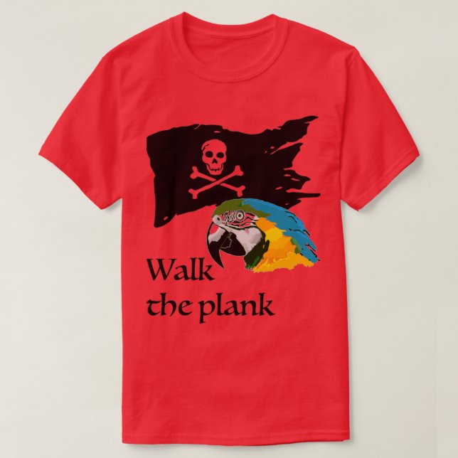 Camiseta Walk the plank (Diseño del anverso)