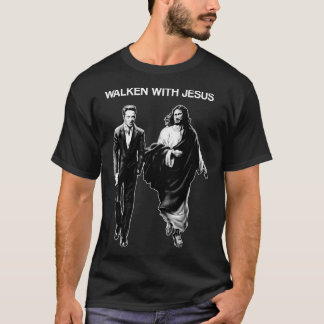 Camiseta Walken Con Jesus Christopher Walken Comfy Graphic