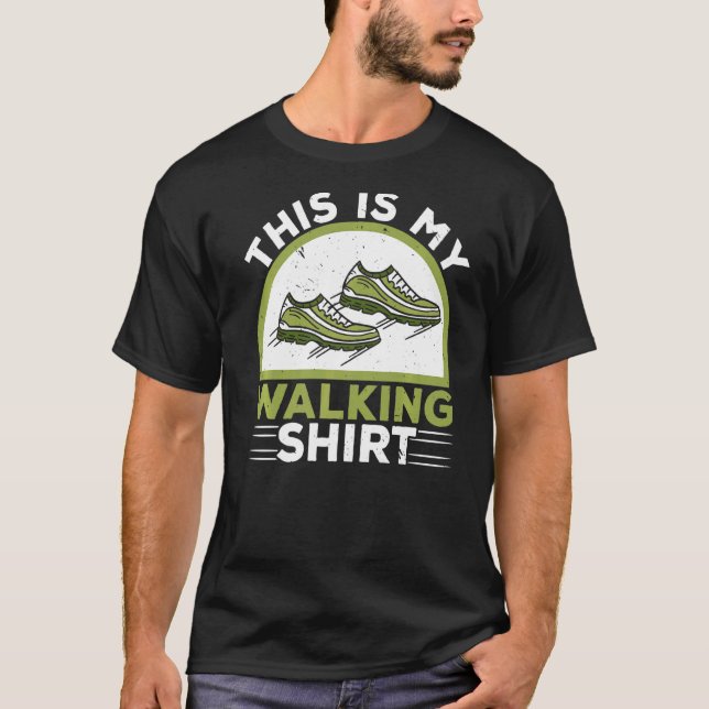 Camiseta Walker Cardio Ejerce Fitness Este Es Mi Camino (Anverso)