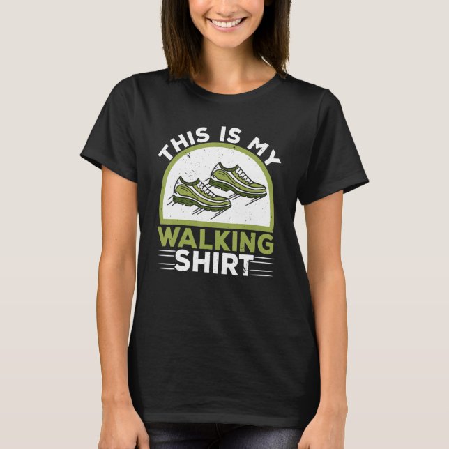 Camiseta Walker Cardio Ejerce Fitness Este Es Mi Camino (Anverso)