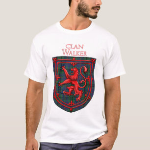Camiseta Walker Tartan Scottish Plaid Lion Rampant