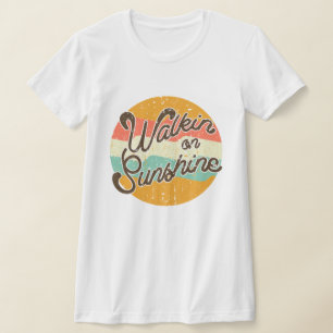 Camiseta Walkin on Sunshine Retro