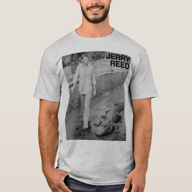 Camiseta Walkin the Alligator Gray (Anverso)