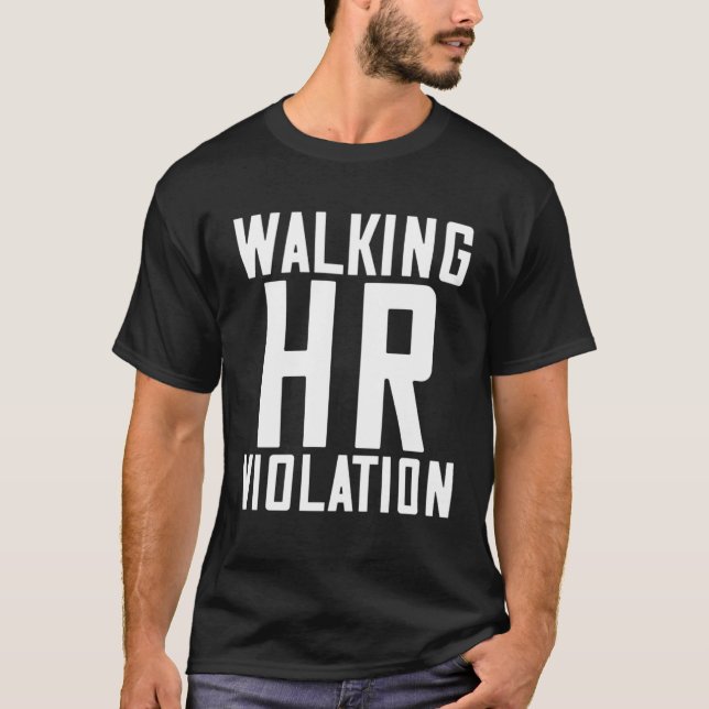 Camiseta Walking HR Violation  7 (Anverso)
