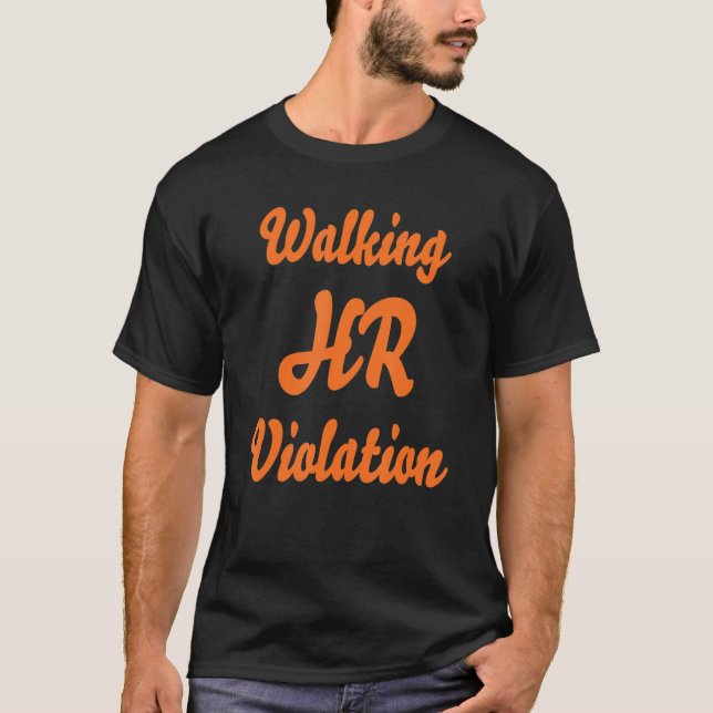 Camiseta Walking HR Violation Apparel (Anverso)
