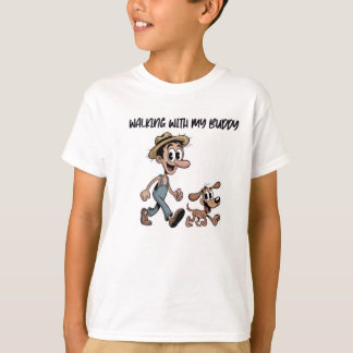CAMISETA WALKING WITH MY BUDDY 