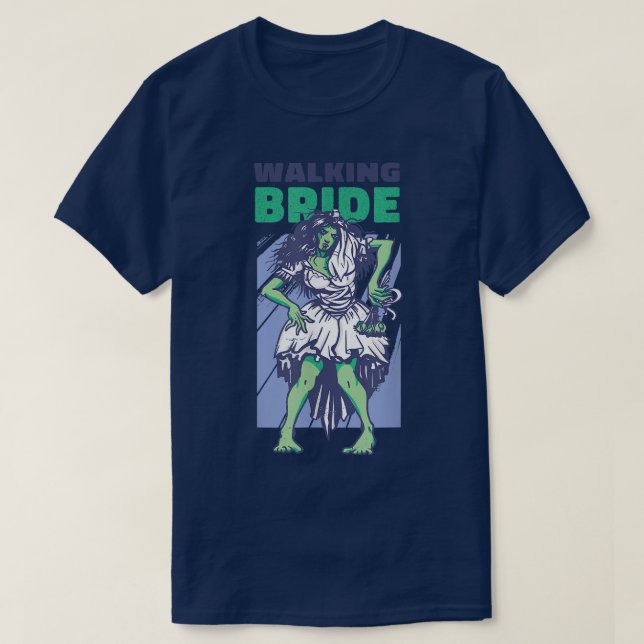 Camiseta Walkingbride zombie (Diseño del anverso)