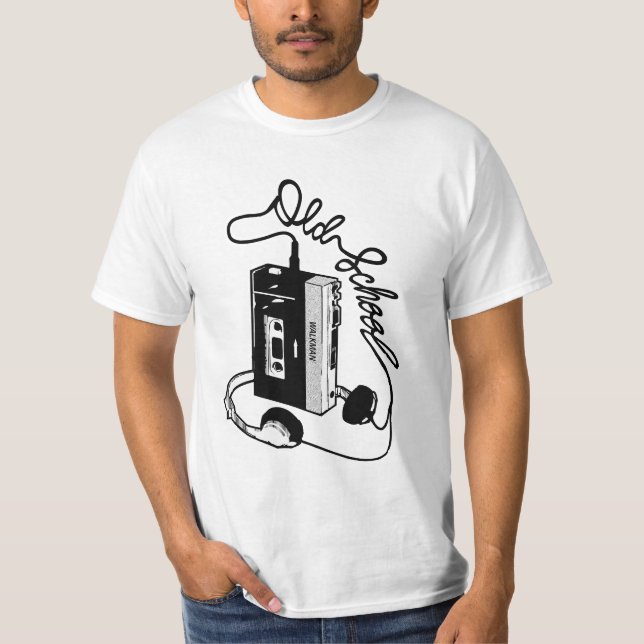 Camiseta Walkman old school (Anverso)