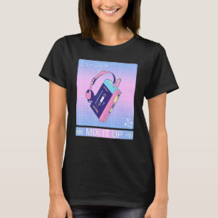 Camiseta Walkman Tape Cassette Player 80 japonés Otaku Ae