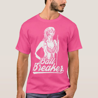 Camiseta Wall Breaker Funny Pool Player Mujeres 8 Ball Bil 