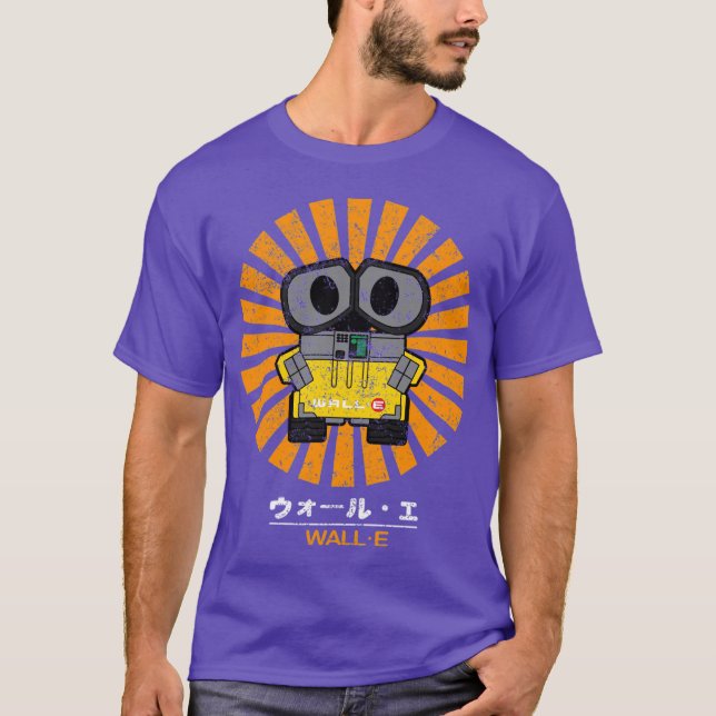 Camiseta Wall E Retro Japanese family retro (Anverso)