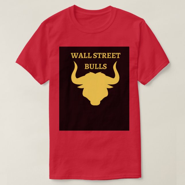 Camiseta Wall Street Bulls (Diseño del anverso)