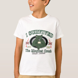 Camiseta Wall Street/I sobrevivió al colapso del mercado