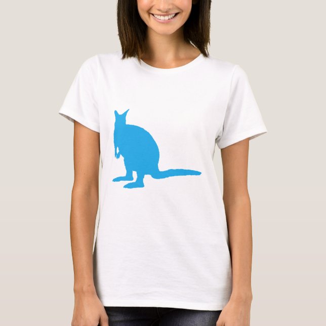 Camiseta Wallaby. azul (Anverso)