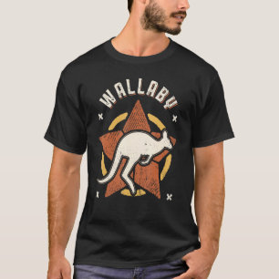 Camiseta Wallaby Vintage Retro Classic Animal
