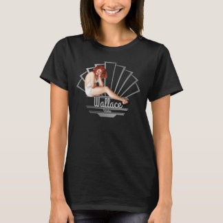 Camiseta Wallace Idaho Pinup Chica V4b