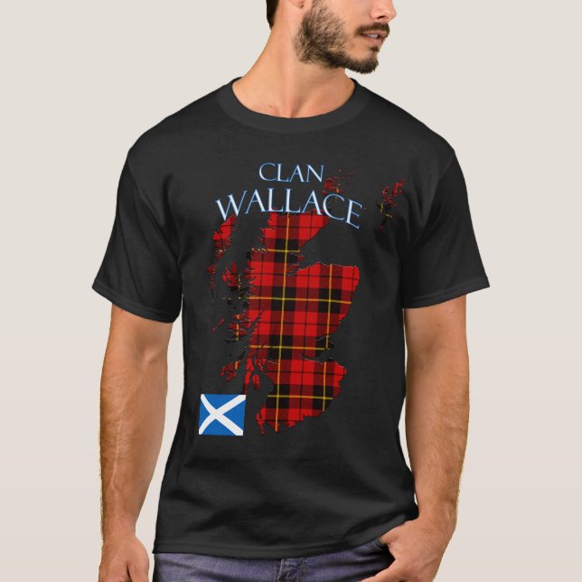 Camiseta Wallace Scottish Clan Tartan Scotland (Anverso)