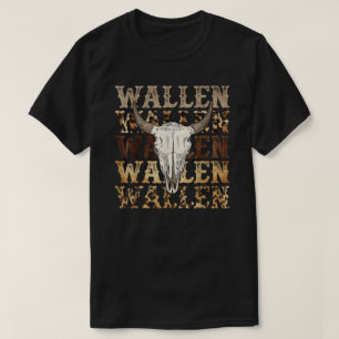 Camiseta Wallen Western Cow Skull
