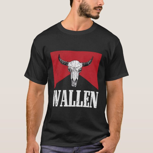 Camiseta Wallen Western Wallen Bullhead Cow Wallen (Anverso)
