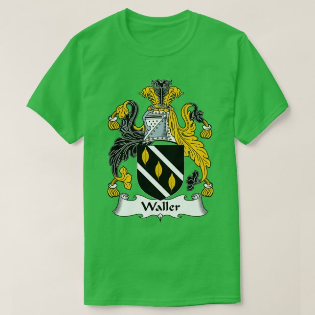 Camiseta Waller Coat of Arms Family Crest  (Diseño del anverso)