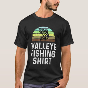 Camiseta Walleye Fishing Fishman Fish Lake Sunset