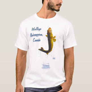 Camiseta Walleye Fishing Outdoor Fisherman's Sporting Shirt