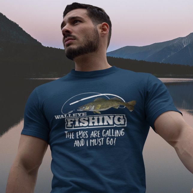 Camiseta Walleye Fishing Quting Sports Hobby Fishing Rod (One of a kind walleye fishing quote shirt, makes a great gift.)