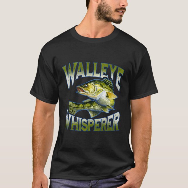 Camiseta Walleye Whisperer Fishing (Anverso)