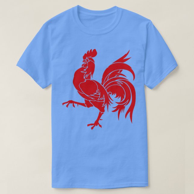 Camiseta Wallonia Rooster Sigil (Diseño del anverso)