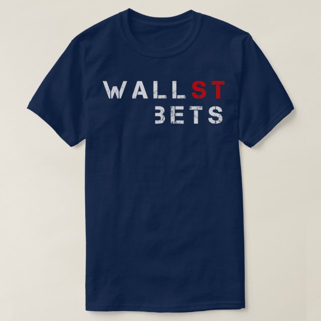 Camiseta WallStBets Subreddit Mercado de Valores 11 (Diseño del anverso)