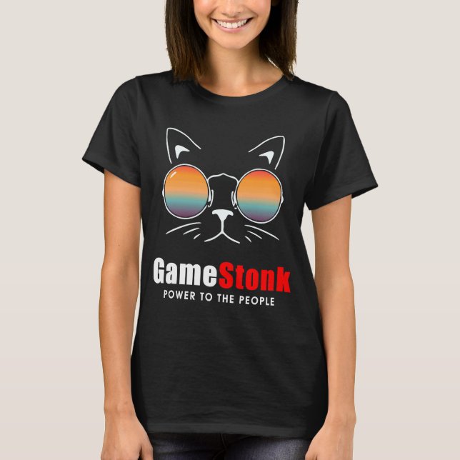 Camiseta Wallstreetbets Gamestonk Power to the People (Anverso)
