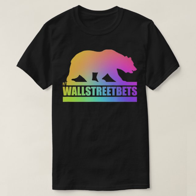 Camiseta Wallstreetbets Gay Bear WSB Opciones de mercado de (Diseño del anverso)