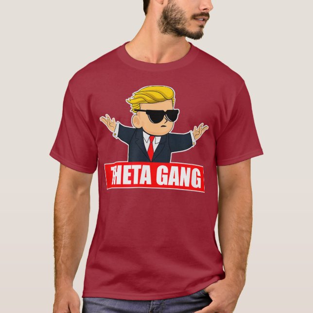 Camiseta Wallstreetbets Theta Gang - WSB Mercado de Valores (Anverso)