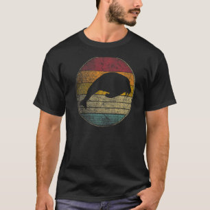 Camiseta Walrus Beach Ocean Gif Retro Style Vintage de los 