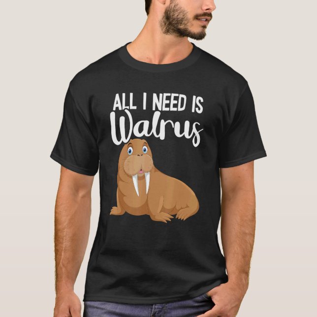 Camiseta Walrus Mammal Animals Walrus Seal Animal 1 (Anverso)