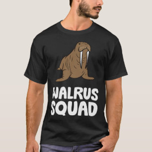 Camiseta Walrus Squad Ocean Animal Funny Walrus Squad Premi