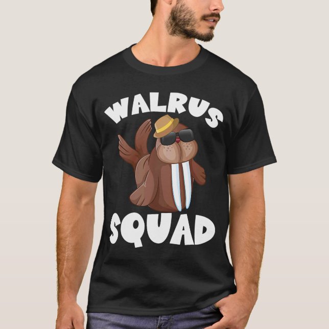 Camiseta Walrus Squad Tusks Hielo Rink Flauchó Mamma Marina (Anverso)