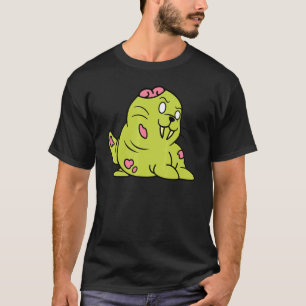 Camiseta Walrus Zombie Halloween Horror Cuestionado Mar Mon