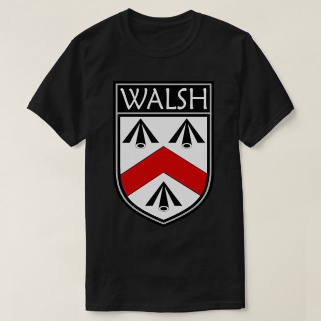 Camiseta Walsh, Escudo del clan irlandés (Diseño del anverso)