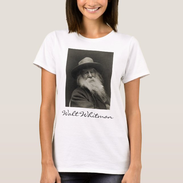 Camiseta Walt Whitman (Anverso)