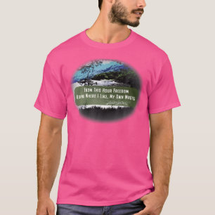 Camiseta Walt Whitman Cita Sobre La Libertad