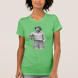 Camiseta Walt Whitman "Creo en una hoja de hierba" Cita