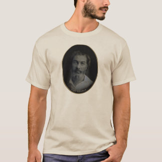 Camiseta Walt Whitman Mano-Teñió el retrato 1854